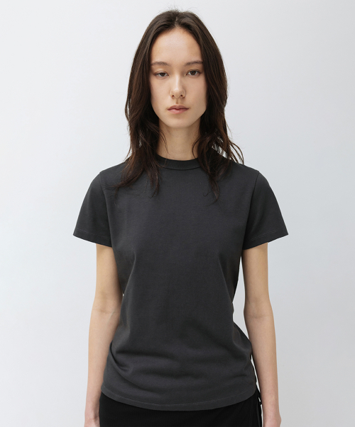 INSILENCE WOMEN(インサイレンスウーマン)の「WスピマコットンプレミアムTシャツ CHARCOAL(Tシャツ/カットソー・レディース・その他・MEDIUM/SMALL)」の1枚目の写真