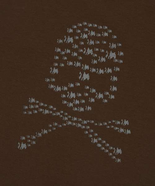suade（スエード）の「ALBINO SKULL CROP TEE [BROWN]（Tシャツ/カットソー・レディース・その他・FREE）」の4枚目の写真