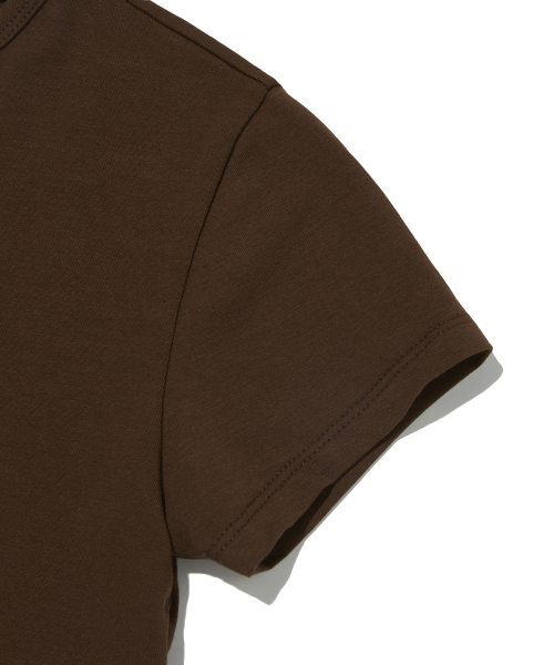 suade（スエード）の「ALBINO SKULL CROP TEE [BROWN]（Tシャツ/カットソー・レディース・その他・FREE）」の5枚目の写真