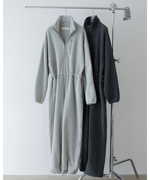 Fleece Halfzip Combinaison（つなぎ/オールインワン）｜anuke