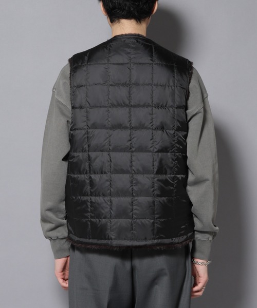 NANO universe（ナノユニバース）の「｢西川ダウン(R)｣ FUSIONSYSTEMフェイクファーベスト（ダウンベスト・メンズ・ブラウン・M/L）」の21枚目の写真