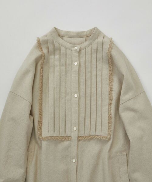 conges payes ADIEU TRISTESSE（コンジェ ペイエ アデュートリステス）の「フリンジヨークワンピース（ワンピース・レディース・キナリ/ブラック系その他・38）」の4枚目の写真