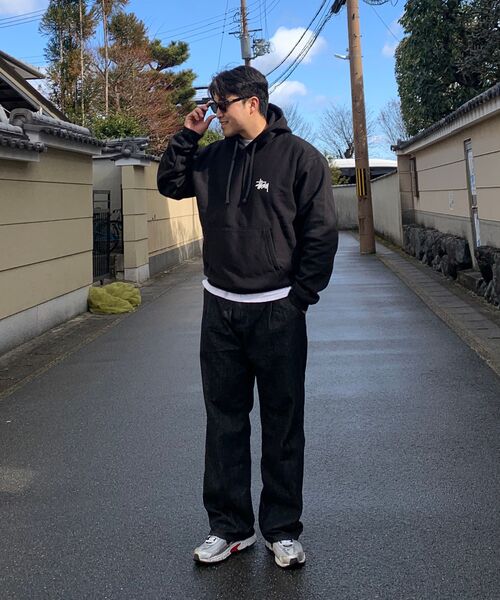 CHAMBROS（チャンブロス）の「ノンフェイドワイドデニムパンツ[オールブラック]（デニムパンツ・レディース・その他・SMALL/MEDIUM/LARGE/X-LARGE/XX-LARGE）」の18枚目の写真