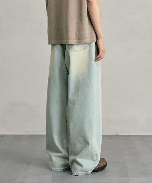 DECET(デケト)の「Tin Washed Wide Jeans DCPT059GNBlueB(デニムパンツ・レディース・その他・26/28/30/32/34)」の5枚目の写真