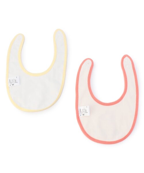 Ampersand（アンパサンド）の「【2Pセット】Girlスタイ（スタイ/よだれかけ・キッズ・ピンク・90）」の2枚目の写真