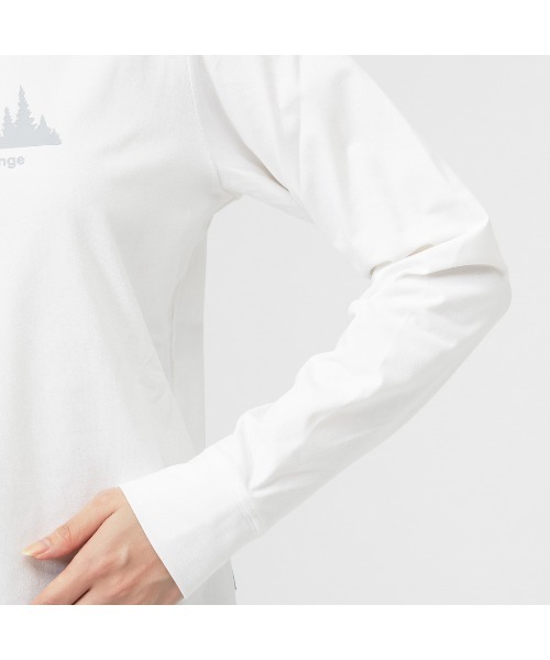 phenix（フェニックス）の「フェニックス phenix トレッキング 長袖Ｔシャツ（Tシャツ/カットソー・レディース・オフホワイト/ライラック・M/L/S/XL）」の7枚目の写真