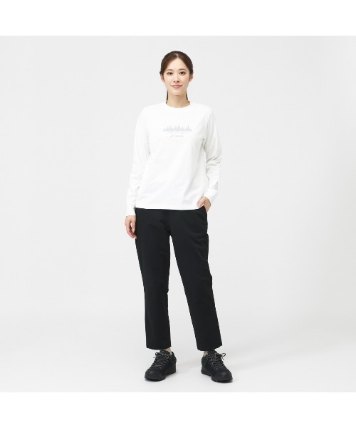 phenix（フェニックス）の「フェニックス phenix トレッキング 長袖Ｔシャツ（Tシャツ/カットソー・レディース・オフホワイト/ライラック・M/L/S/XL）」の5枚目の写真