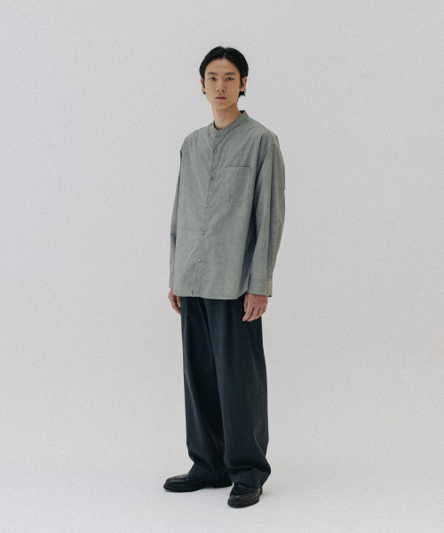BLANKROOM(ブランクルーム)の「ヘンリーシャツ_MUD(シャツ/ブラウス・メンズ・その他・1/2/4/3)」の3枚目の写真