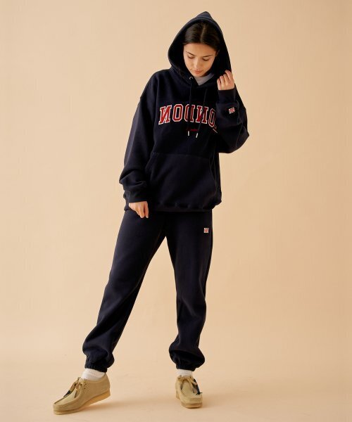 PAPERBOY（ペーパーボーイ）の「ロンドンスウェットパンツ-ネイビー（スウェットパンツ・レディース・ネイビー・MEDIUM/SMALL/X-LARGE/LARGE）」の2枚目の写真
