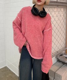 w closet | オーバーロックニット(ニット/セーター)