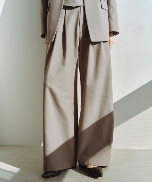 SEASONAL COLLECTION＞ワイド パンツ（スラックス）｜green label