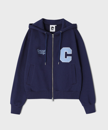 CONCEPTCOLLEGE（コンセプトカレッジ）の「C Patch Zipper Hooded Zip-Up_Navy [Unisex]（パーカー）」