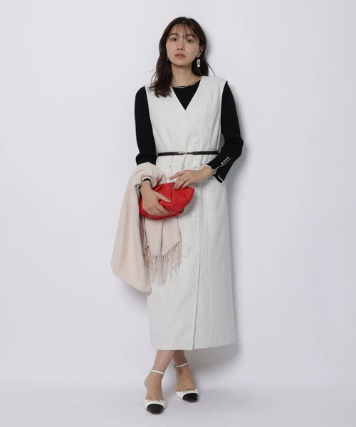 JUSGLITTY（ジャスグリッティー）の「シャイニーボートリブニット（ニット/セーター・レディース・ブラック/ブラック系その他/ブルー系その他3/ホワイト・2）」の18枚目の写真