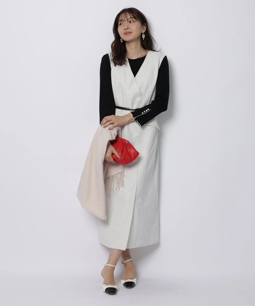 JUSGLITTY（ジャスグリッティー）の「シャイニーボートリブニット（ニット/セーター・レディース・ブラック/ブラック系その他/ブルー系その他3/ホワイト・2）」の22枚目の写真