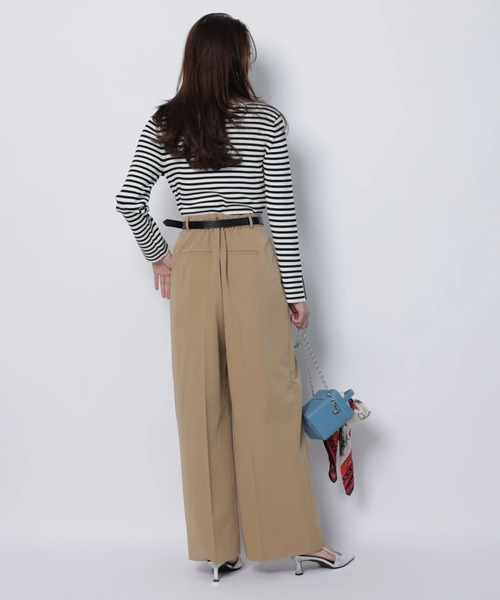 JUSGLITTY（ジャスグリッティー）の「シャイニーボートリブニット（ニット/セーター・レディース・ブラック/ブラック系その他/ブルー系その他3/ホワイト・2）」の7枚目の写真