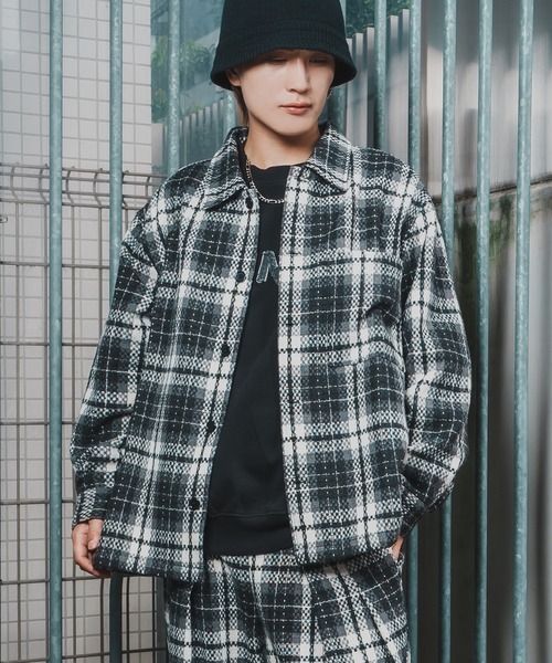 En serio TOKYO(エンソリオトーキョー)の「チェックカバーオール(カバーオール・メンズ・A/C/B・MEDIUM/LARGE/SMALL)」の2枚目の写真