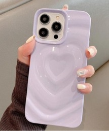 Vini（ヴィニ）の「カプチーノハート iPhoneケース ハートビーム ハートウェーブ iPhone14/iPhone15/iPhone16/iPhone17（スマホケース/カバー）」