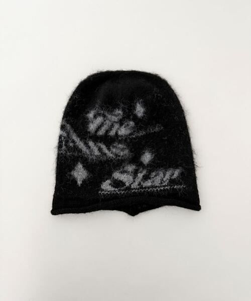 WEGO（ウィゴー）の「WEGO/ロゴジャガードファジービーニー（ニットキャップ/ビーニー・レディース・ブラック/グレー/オフホワイト/ブラウン・FREE）」の9枚目の写真
