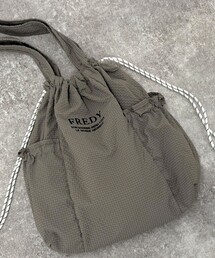 FREDY&GLOSTER（フレディアンドグロスター）の「撥水サッカーサイドポケットトートバッグ（トートバッグ）」