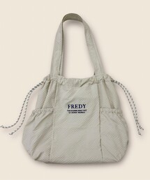 FREDY&GLOSTER（フレディアンドグロスター）の「撥水サッカーサイドポケットトートバッグ（トートバッグ）」
