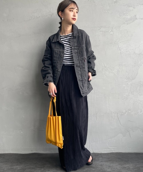 Levi's（リーバイス）の「[LEVI’S/リーバイス] TYPE 1 TRUCKER デニムジャケット（デニムジャケット・レディース・ブラック/ライトインディゴブルー・M/S/L/XL）」の16枚目の写真