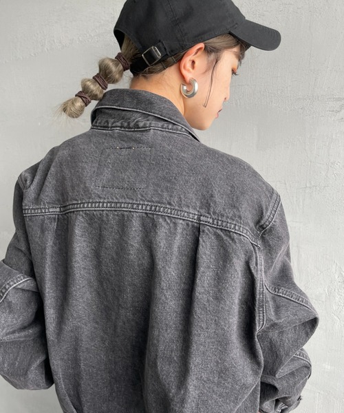 Levi's（リーバイス）の「[LEVI’S/リーバイス] TYPE 1 TRUCKER デニムジャケット（デニムジャケット・レディース・ブラック/ライトインディゴブルー・M/S/L/XL）」の21枚目の写真