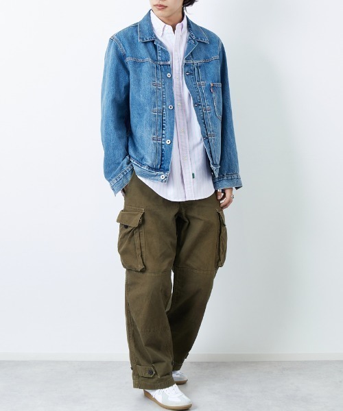 Levi's（リーバイス）の「[LEVI’S/リーバイス] TYPE 1 TRUCKER デニムジャケット（デニムジャケット・レディース・ブラック/ライトインディゴブルー・M/S/L/XL）」の11枚目の写真