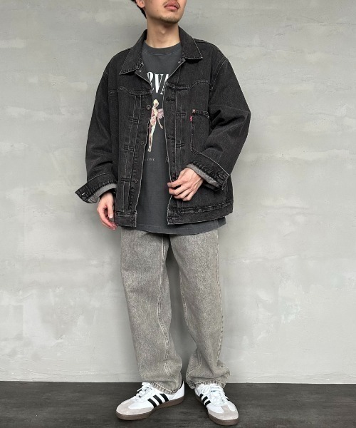 Levi's（リーバイス）の「[LEVI’S/リーバイス] TYPE 1 TRUCKER デニムジャケット（デニムジャケット・レディース・ブラック/ライトインディゴブルー・M/S/L/XL）」の7枚目の写真
