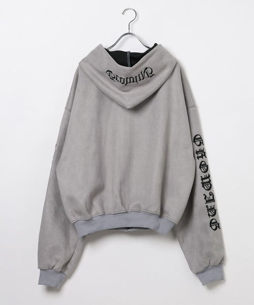 LAND MUSEUM（ランドミュージアム）の「LAND MUSEUM／ゴシックショートジップ（パーカー・メンズ・ブラック/グレー・LARGE/MEDIUM）」の3枚目の写真