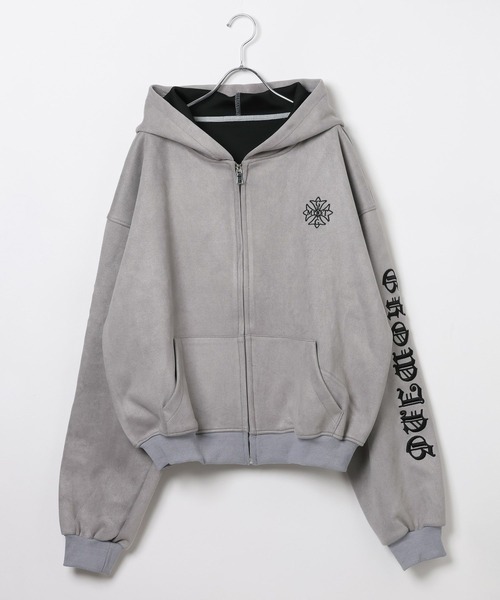 LAND MUSEUM（ランドミュージアム）の「LAND MUSEUM／ゴシックショートジップ（パーカー・メンズ・ブラック/グレー・LARGE/MEDIUM）」の14枚目の写真