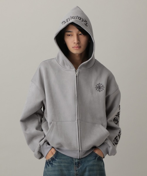 LAND MUSEUM（ランドミュージアム）の「LAND MUSEUM／ゴシックショートジップ（パーカー・メンズ・ブラック/グレー・LARGE/MEDIUM）」の22枚目の写真