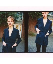 maturely / ティー ダブ ダブル ブレステッド ジャケット