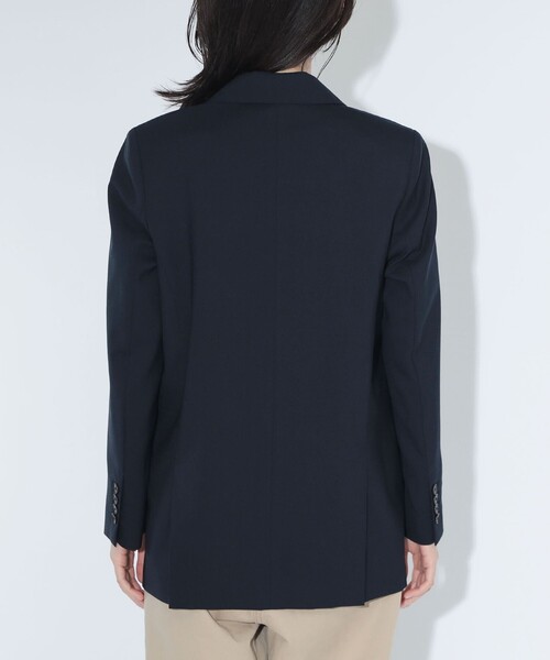 BEAMS BOY（ビームスボーイ）の「maturely / ティー ダブ ダブル ブレステッド ジャケット（テーラードジャケット・レディース・ネイビー/グレー・1/0）」の12枚目の写真