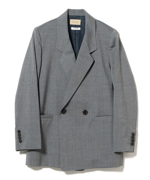 BEAMS BOY(ビームスボーイ)の「maturely / ティー ダブ ダブル ブレステッド ジャケット(テーラードジャケット・レディース・ネイビー/グレー・1/0)」の20枚目の写真