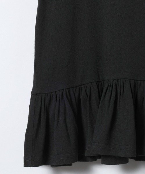 JEANASIS（ジーナシス）の「ヘムフリルLS TEE/643069（Tシャツ/カットソー・レディース・オフホワイト/ホワイト系その他/ブラック・FREE）」の7枚目の写真