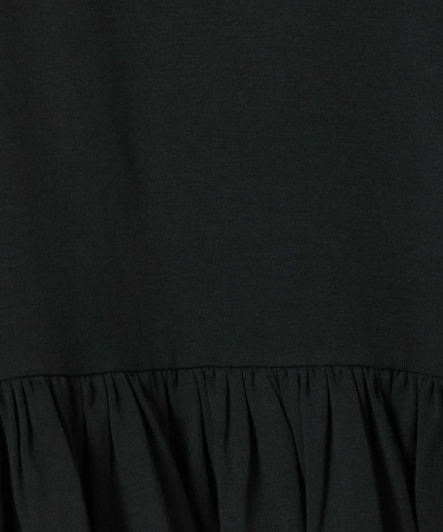 JEANASIS（ジーナシス）の「ヘムフリルLS TEE/643069（Tシャツ/カットソー・レディース・オフホワイト/ホワイト系その他/ブラック・FREE）」の10枚目の写真