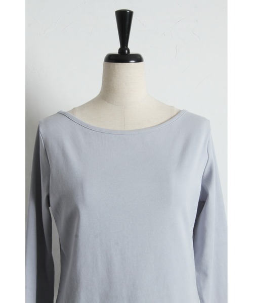 ARVELLIA(アルベリア)の「SPLIT CUFF TOPS(Tシャツ/カットソー・レディース・ブラック/サックスブルー・M)」の10枚目の写真