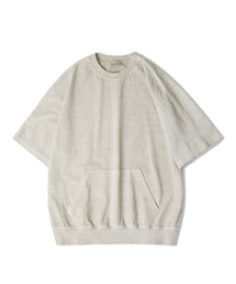 HOOVES（フーブス）の「ガーメントカンガルーポケットショートスリーブ [サンドベージュ]（Tシャツ/カットソー）」
