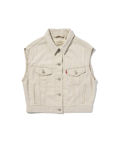 Levi's（リーバイス）の「Levi's/リーバイス SHRUNKEN 90S ベスト（ベスト・レディース・グレー・XS/S/M）」の4枚目の写真