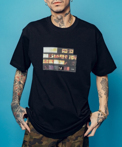 Subciety(サブサエティ)の「Reversal film tee(Tシャツ/カットソー・メンズ・ブラック/ホワイト・SMALL/MEDIUM/LARGE/X-LARGE/XX-LARGE)」の11枚目の写真