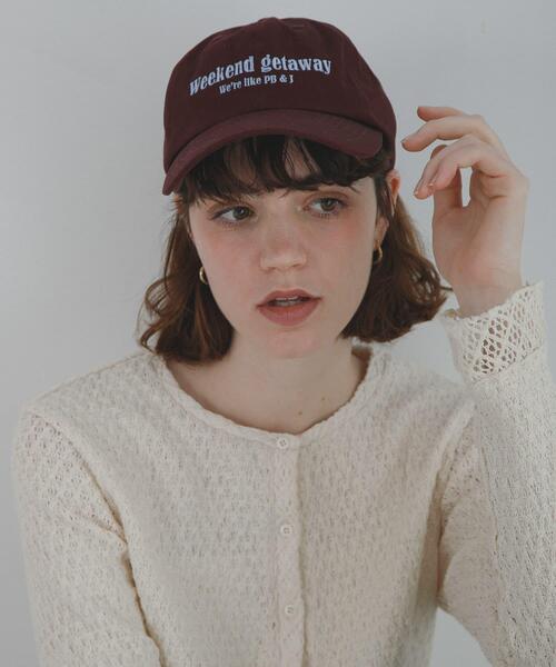 URBAN RESEARCH Sonny Label（アーバンリサーチサニーレーベル）の「WEEKEND GETAWAY CAP（キャップ・レディース・グリーン/ライトグレー/バーガンディー・ONE）」の18枚目の写真