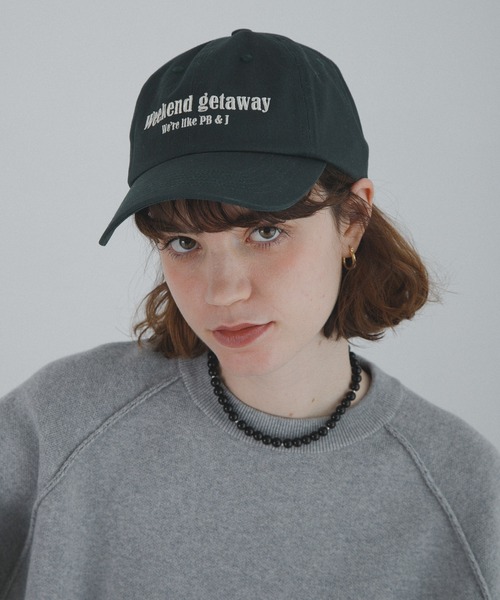 URBAN RESEARCH Sonny Label（アーバンリサーチサニーレーベル）の「WEEKEND GETAWAY CAP（キャップ・レディース・グリーン/ライトグレー/バーガンディー・ONE）」の2枚目の写真