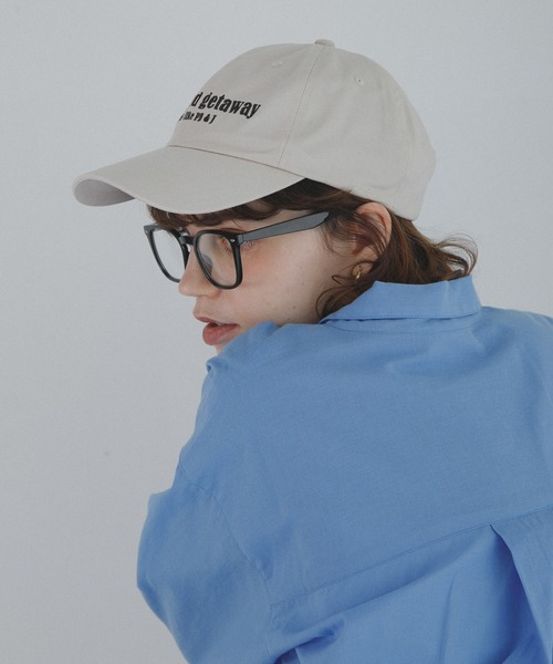 URBAN RESEARCH Sonny Label（アーバンリサーチサニーレーベル）の「WEEKEND GETAWAY CAP（キャップ・レディース・グリーン/ライトグレー/バーガンディー・ONE）」の5枚目の写真