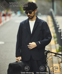 +phenix（プラスフェニックス）の「+phenix/プラスフェニックス 別注 GORE-TEX WINDSTOPPER PACKABLE TAILORED JACKET【セットアップ対応】/ゴアテックス ウインドストッパー パッカブル テーラードジャケット（テーラードジャケット）」