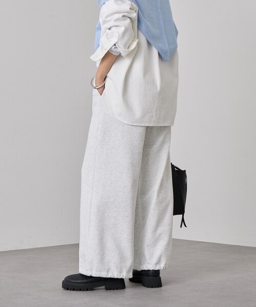 RIVE DROITE（リヴドロワ）の「【A・MONN(アモン)】WIDE SWEAT PANTS（スウェットパンツ・レディース・ネイビー/ライトグレー・38/36）」の13枚目の写真