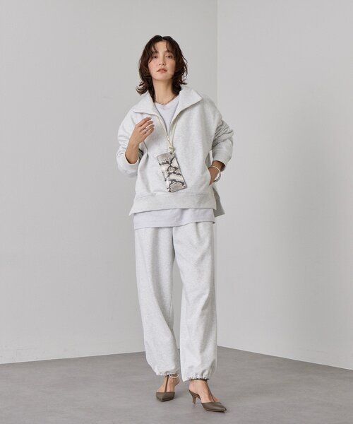 RIVE DROITE（リヴドロワ）の「【A・MONN(アモン)】WIDE SWEAT PANTS（スウェットパンツ・レディース・ネイビー/ライトグレー・38/36）」の17枚目の写真