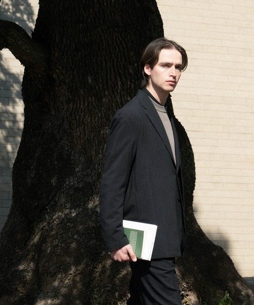 ADAM ET ROPE'(アダムエロペ)の「【COVEROSS/カバロス】テーラードジャケット×イージースラックス セットアップ(セットアップ・メンズ・ネイビー/ブラック/カーキ・S/M/L)」の5枚目の写真