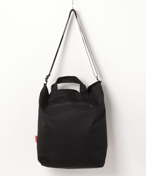 Manhattan Portage（マンハッタンポーテージ）の「PUMPHOUSE SHOULDER BAG COMBED COTTON GABARDINE DPL（ショルダーバッグ・レディース・ブラック・MEDIUM）」の16枚目の写真