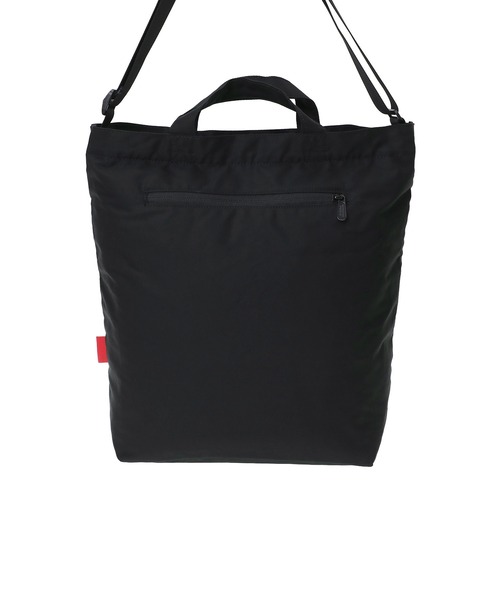 Manhattan Portage（マンハッタンポーテージ）の「PUMPHOUSE SHOULDER BAG COMBED COTTON GABARDINE DPL（ショルダーバッグ・レディース・ブラック・MEDIUM）」の4枚目の写真