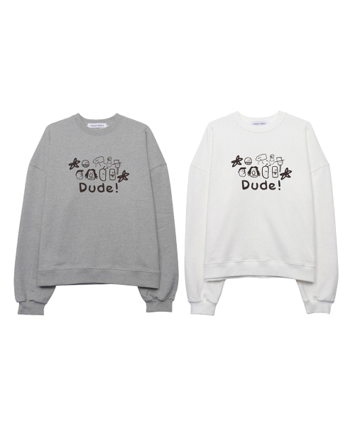 ARIGHTANGLE(アライトアングル)の「Heavycotton dude sweatshirt (2 Color)(スウェット・レディース・その他・FREE)」の1枚目の写真
